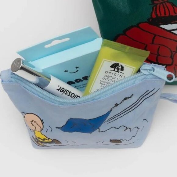 NWOT Baggu Go Pouch Small - Kite Eating Tree (Peanuts) - Picture 5 of 6